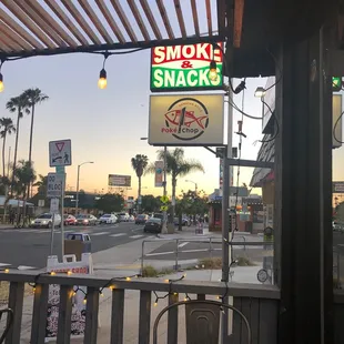 Patio dining