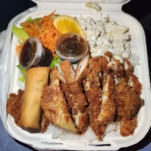 Chicken Katsu Plate.