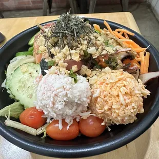 Build your own poke bowl