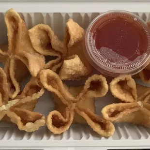 Pineapple Cream Cheese Wontons