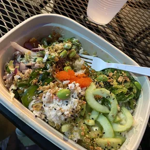 2 scoop poke bowl