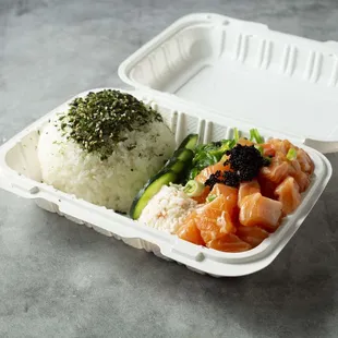 Salmon Original with White Rice