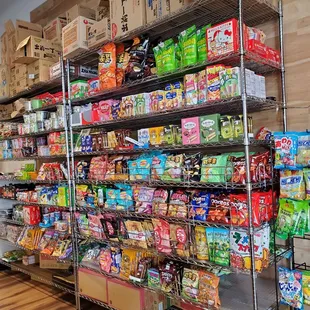 The snack choices!!