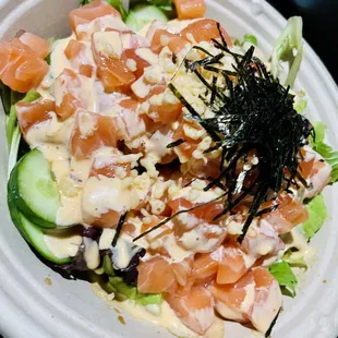 Hawaiian Classic with extra salmon