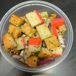 Tempura (Fishcake) Poke