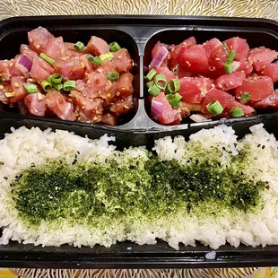 Two scoops rice!
