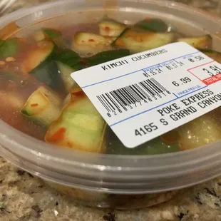a bowl of soup with a price tag