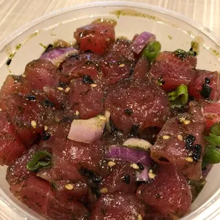 Furikake ahi poke