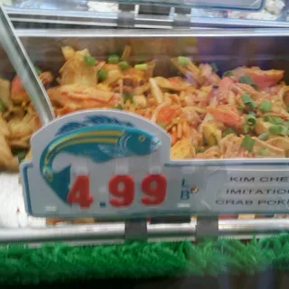 Kim Chee Imitation Crab Poke