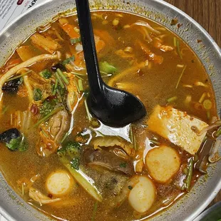 Pork Intestine Mala Hotpot