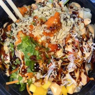 2 Proteins Build Your Own Poke Bowl