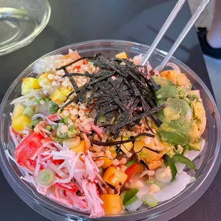 3 Build Your Own Poke Bowl
