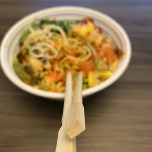 Rainbow Poke Bowl