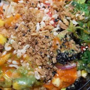 Poke Bowl with 3 Proteins