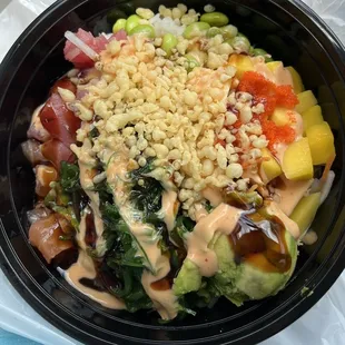 The Rainbow Poke Bowl