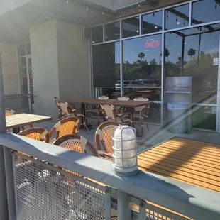 Outdoor seating