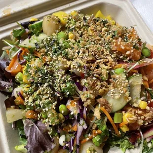 salad poke bowl