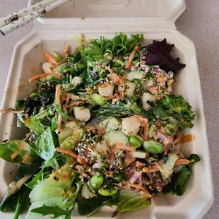Never any seaweed always requested but sesame seeds? How do you know I&apos;m not allergic to them?