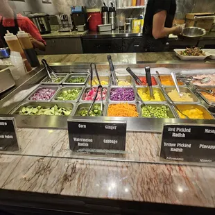 salads, interior