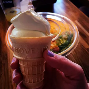 Pina Colada Soft Serve..