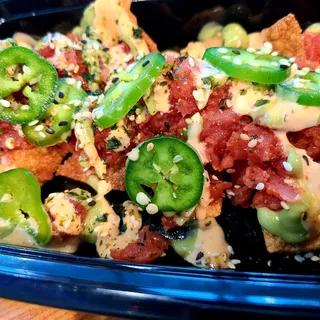 SPICY TUNA NACHO (Not Gluten Free)