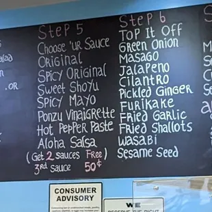 Updated menu April 2022