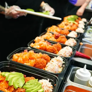 sushi and sashimi, food, sushi, sashimi