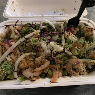 Regular size poke bowl