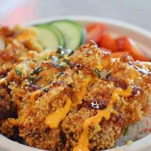 Crispy Shoyu Chicken Bowl
