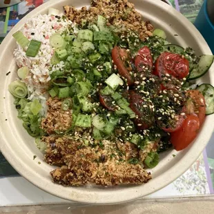 Crispy Chicken Poke