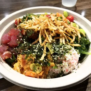 Custom poke bowl!!