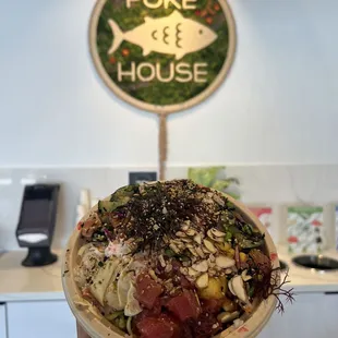Poke bowl Small Build Your Own (2 Scoops) IG @AmyNsEats