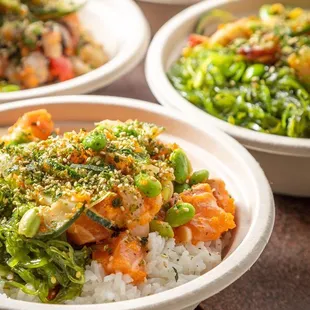 salads, food