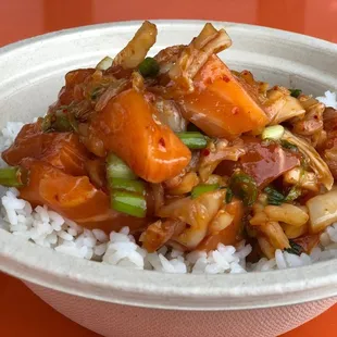 KIMICHI SALMON? YES PLEASE.