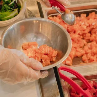 We recommend our Scottish Salmon.. yum!