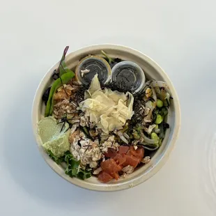 small build your own poke bowl