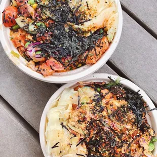 Poke bowls to-go!