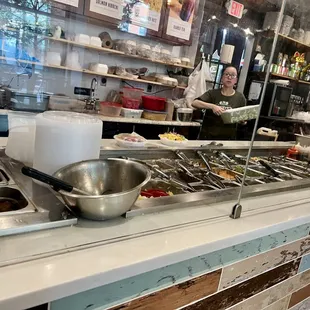 interior, sushi and sashimi
