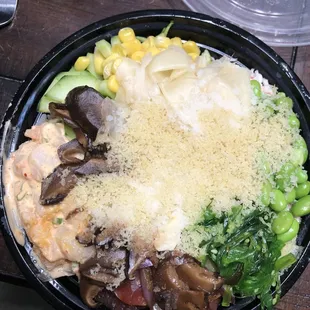 Make your own poke bowl