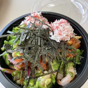 Build your own regular poke bowl