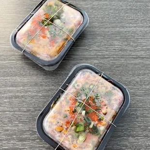 Two Poke Bake with Salmon