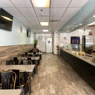 Inside the restaurant