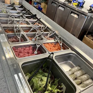 Salad and Soba Noodles are available too