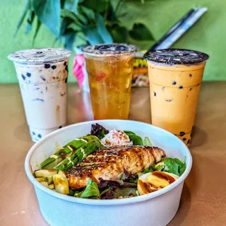 Deluxe Grilled Salmon Bowl