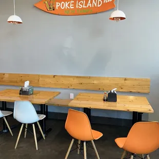 Inside seating