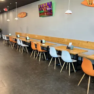 Inside seating