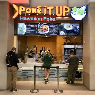 Attractive storefront