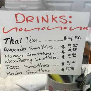 Special drinks