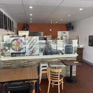Inside Poke Kitchen.