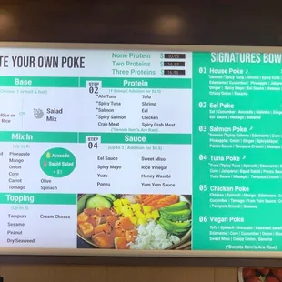 ramen and noodles, menu